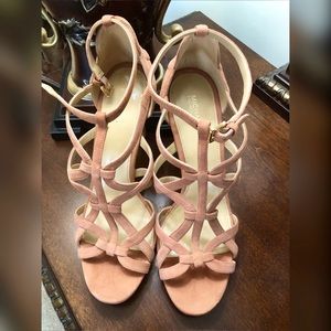 Blush summer sandals